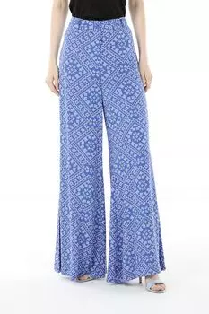 Брюки с принтом свободного кроя Piombo