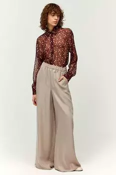 Брюки с широкими брючинами с защипами Fashion Rebels