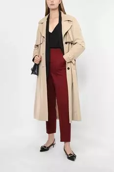 Брюки с высокой посадкой Guess