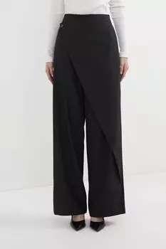 Брюки с запахом свободного кроя BELUCCI