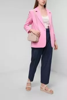 Брюки с защипами EMPORIO ARMANI