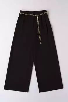 Брюки с защипами и цепочкой IDO