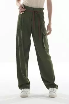 Брюки с защипами и карманом Rinascimento