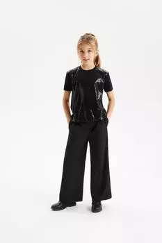 Брюки с защипами широкого кроя Silver Spoon Ceremony