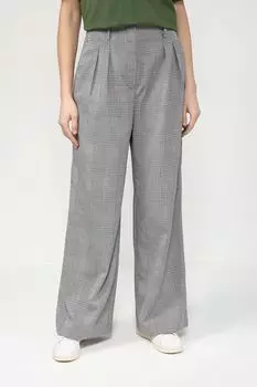 Брюки с защипами свободного кроя Esprit Casual