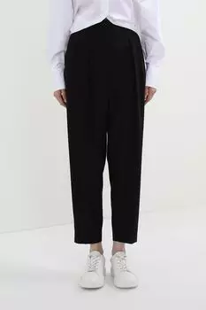 Брюки с защипами укороченные BELUCCI