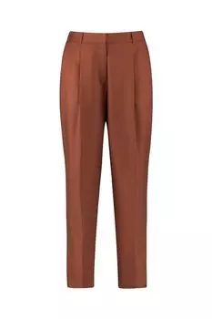 Брюки с защипами зауженного кроя Gerry Weber