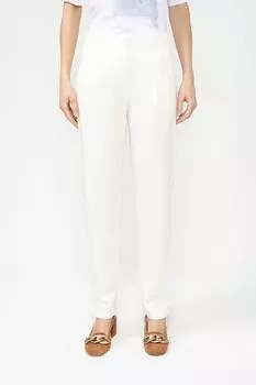 Брюки с защипами зауженного кроя UNQ