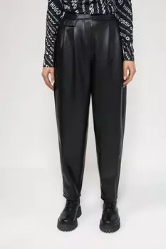Брюки-шаровары из экокожи HUGO