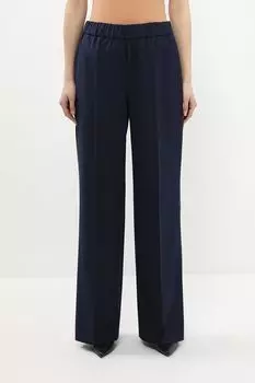 Брюки шерстяные на эластичном поясе BOSS