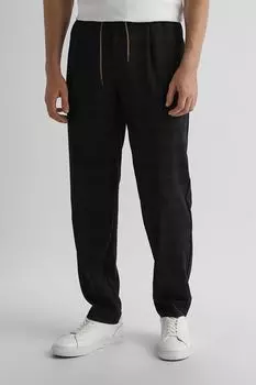 Брюки шерстяные на кулиске в клетку Oulyss