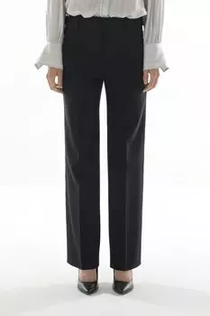 Брюки шерстяные со стрелками BOSS