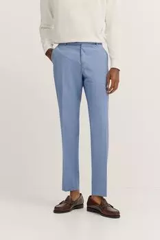 Брюки шерстяные зауженного кроя Bugatti