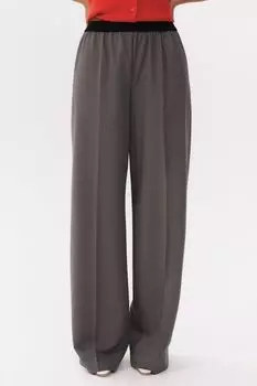 Брюки широкие с эластичным поясом DAISYKNIT