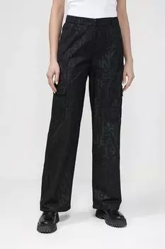 Брюки широкого кроя принтом Calvin Klein Jeans