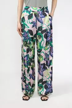 Брюки широкого кроя с цветочным принтом Gerry Weber