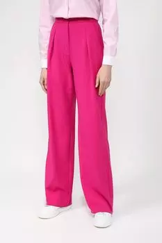 Брюки широкого кроя с защипами Emme Marella