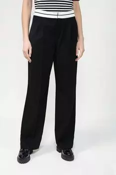 Брюки широкого кроя с защипами s.Oliver