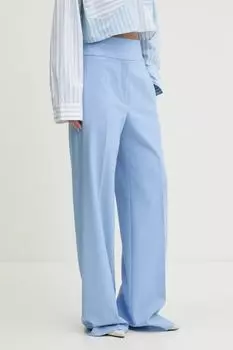 Брюки со стрелками и высокой талией HUGO