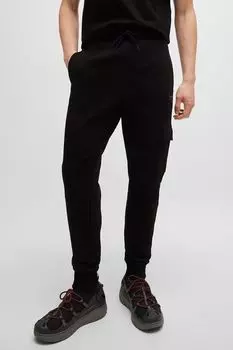 Брюки спортивные хлопковые с карманами HUGO