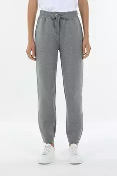 Брюки спортивные из меланжевого хлопка BOSS