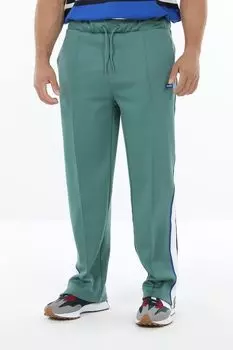 Брюки спортивные на кулиске с отделкой тесьмой HUGO BLUE