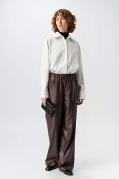 Брюки свободного кроя из экокожи Sigurd Fashion Rebels