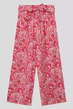 Брюки свободного кроя из вискозы Mayoral