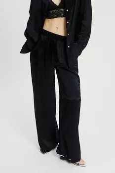 Брюки свободного кроя на эластичном поясе Nume