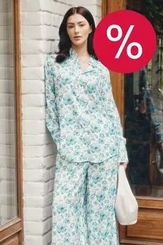 Брюки свободного кроя с принтом BELUCCI