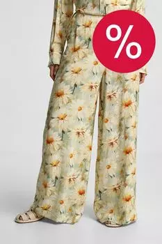 Брюки свободного кроя с принтом BELUCCI