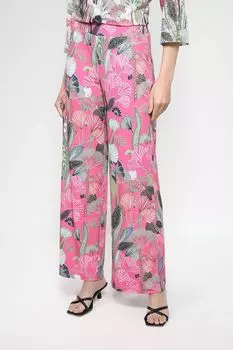 Брюки свободного кроя с принтом Bianca