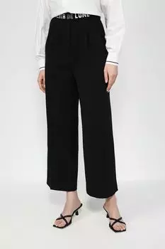 Брюки свободного кроя с принтованным поясом Twist