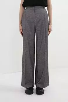 Брюки свободного кроя с защипами BELUCCI