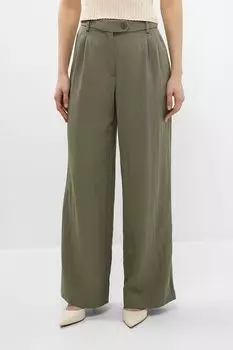 Брюки свободного кроя с защипами BELUCCI