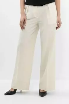 Брюки свободного кроя с защипами Calvin Klein