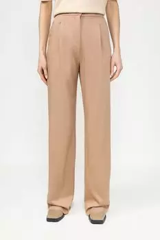 Брюки свободного кроя с защипами Emme Marella