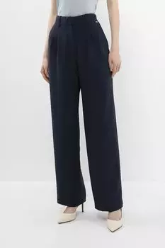 Брюки свободного кроя с защипами Guess