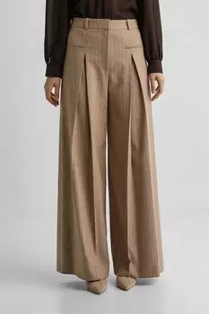 Брюки свободного кроя с защипами HUGO