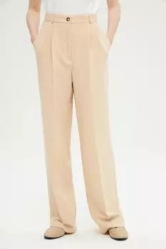 Брюки свободного кроя с защипами YOU