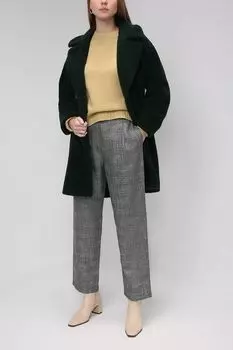 Брюки свободного кроя в клетку Emme Marella