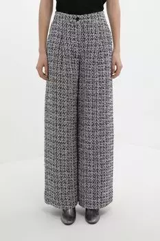 Брюки твидовые свободного кроя Karl Lagerfeld