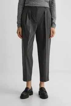 Брюки укороченного кроя с защипами BELUCCI