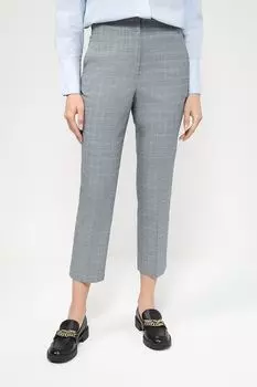 Брюки укороченного кроя в клетку Esprit Collection