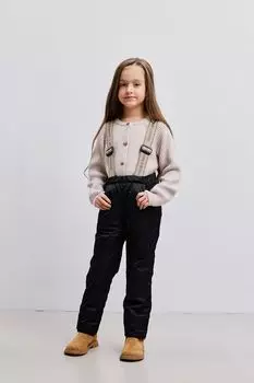 Брюки утепленные на эластичных лямках G'n'K