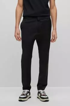 Брюки узкого кроя из смесовой шерсти HUGO