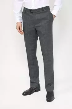 Брюки в клетку с добавлением шерсти D.Molina