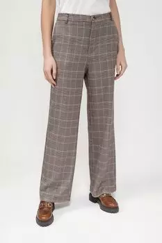 Брюки в клетку свободного кроя Rinascimento