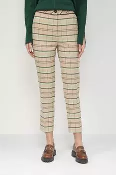 Брюки в клетку укороченного кроя Perspective