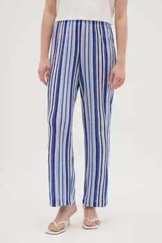 Брюки в полоску на эластичном поясе OVS